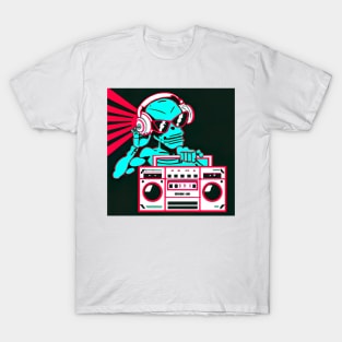 Boombox alien T-Shirt